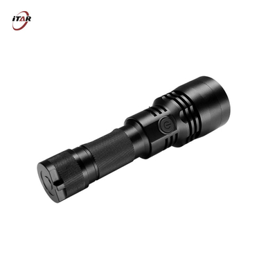 Portable IP66 Outdoor Waterproof Flashlight 400 Lumen 1.5KM Shooting Distance